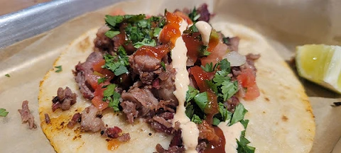 Smoked Brisket Tacos with Salsa