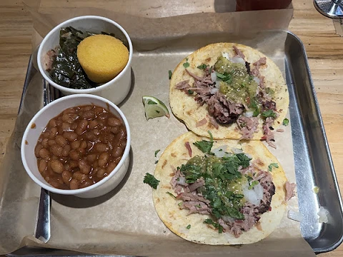 Smoked Meat Tacos with Sides